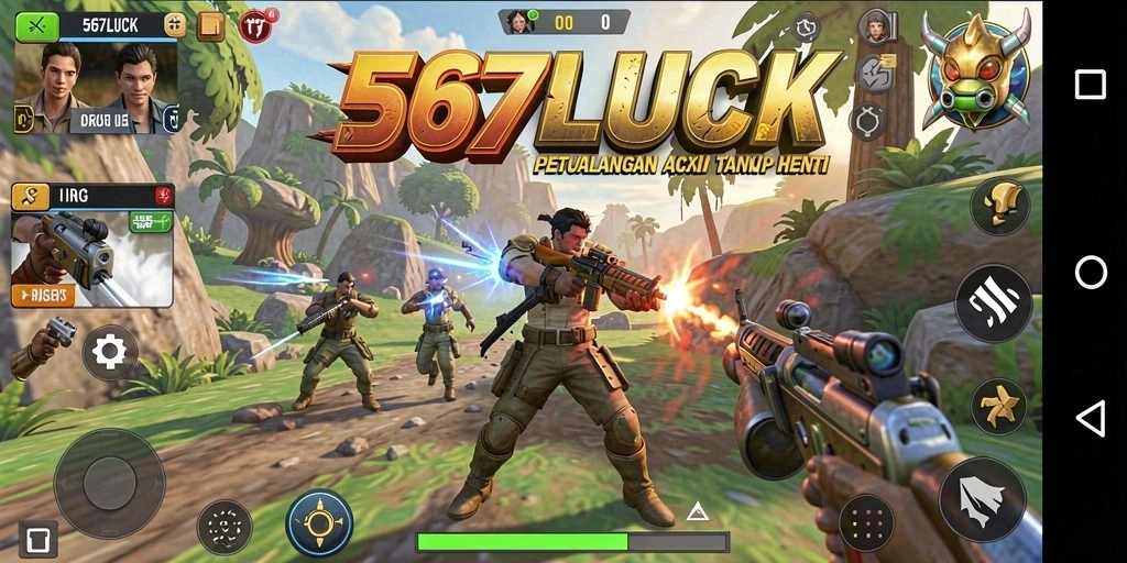 Gameplay menegangkan di 567LUCK dengan aksi seru.