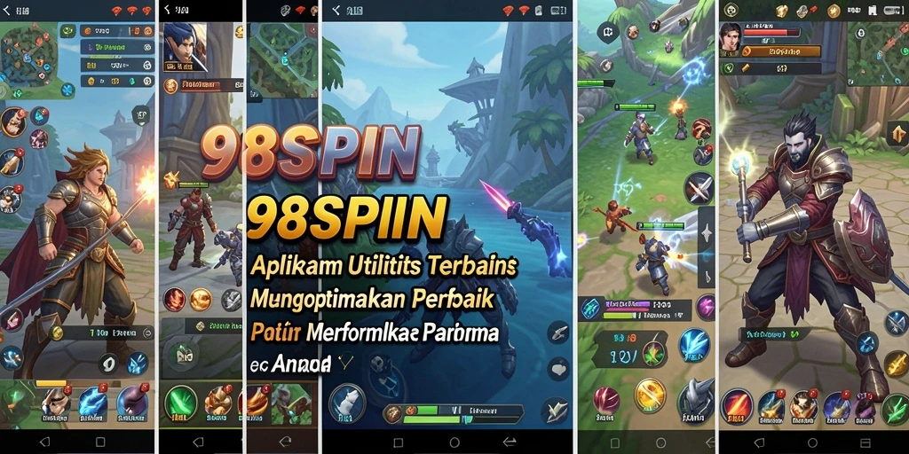 Tampilan antarmuka 98SPIN yang sederhana dan efisien.