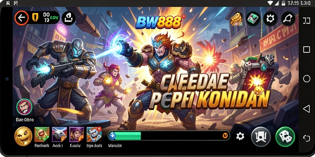 Tampilan seru dari gameplay BW888 yang penuh tantangan Arcade.