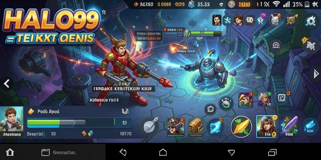 Tampilan utama HALO99 yang menampilkan berbagai fitur Utility.