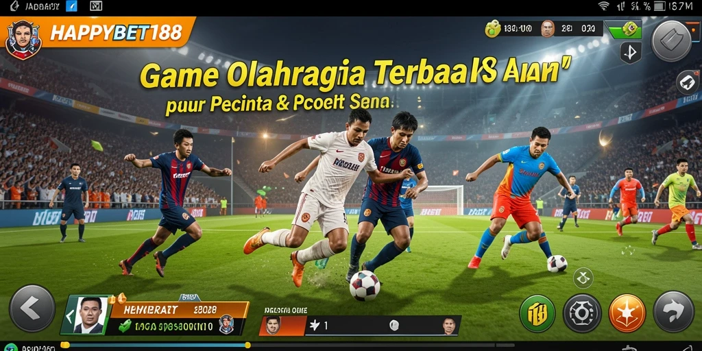 Tangkapan layar utama <strong>HAPPYBET188</strong> menampilkan aksi seru dalam olahraga.