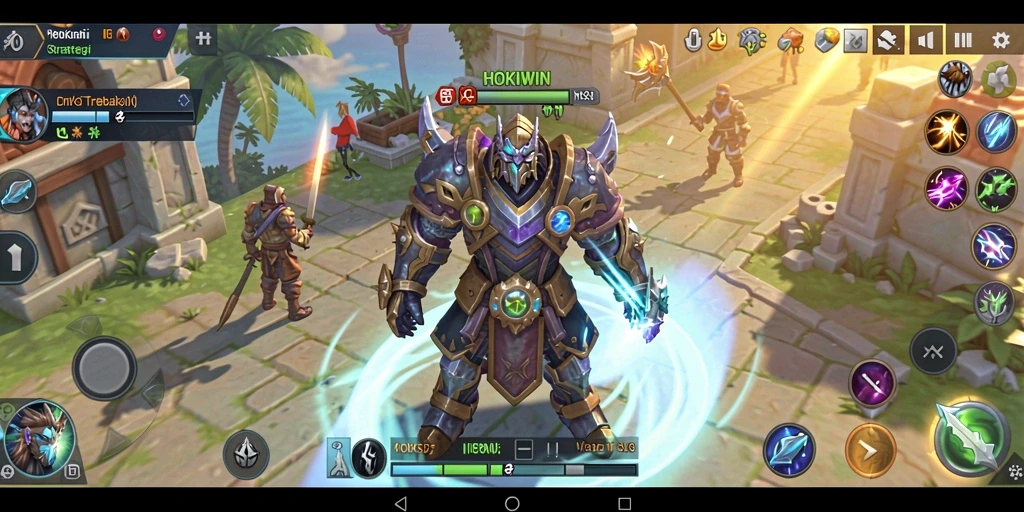 Tampilan gameplay SLG yang mengasyikkan dan penuh strategi.
