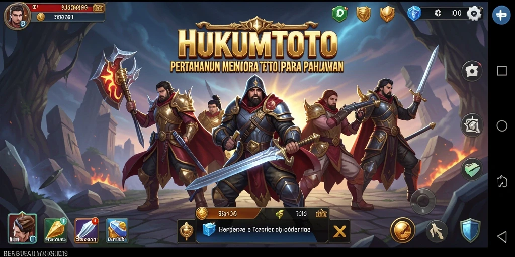Gameplay HUKUMTOTO yang mendebarkan dalam Tower Defense.