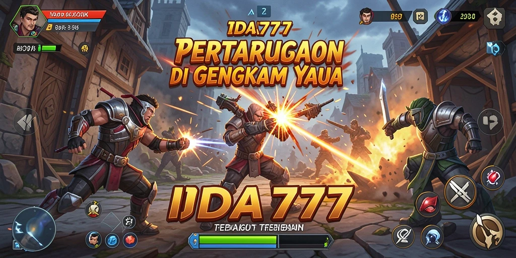 Tampilan aksi seru dalam gameplay Fighting IDA777.