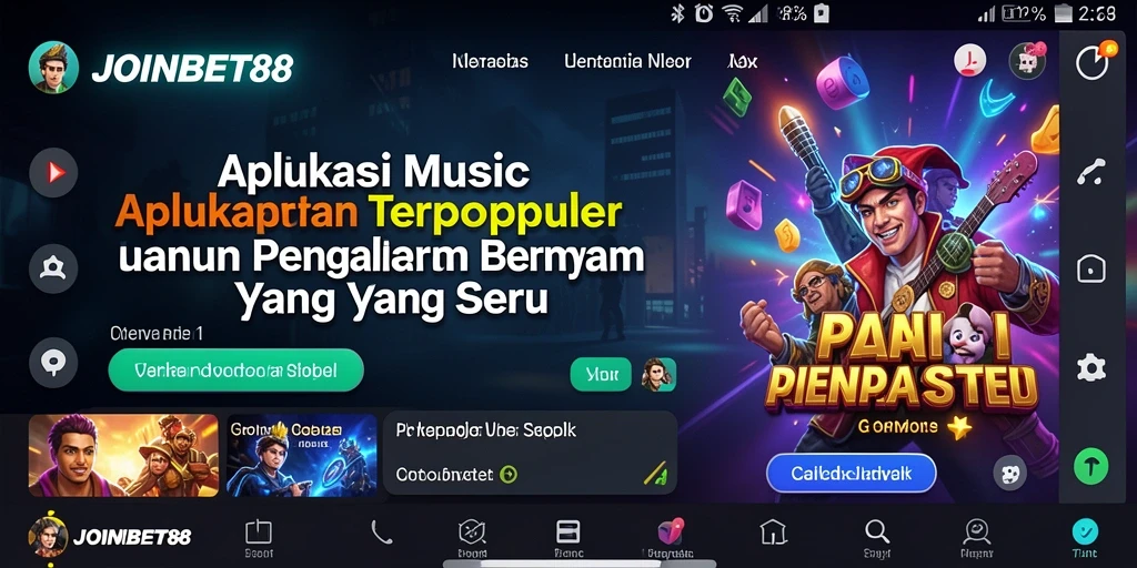 Screenshot gameplay JOINBET88 menampilkan aksi seru sambil bernyanyi.