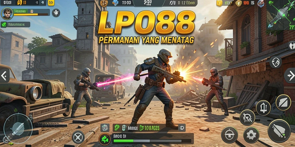 Screenshot LPO88 menampilkan pertempuran strategis yang sengit.