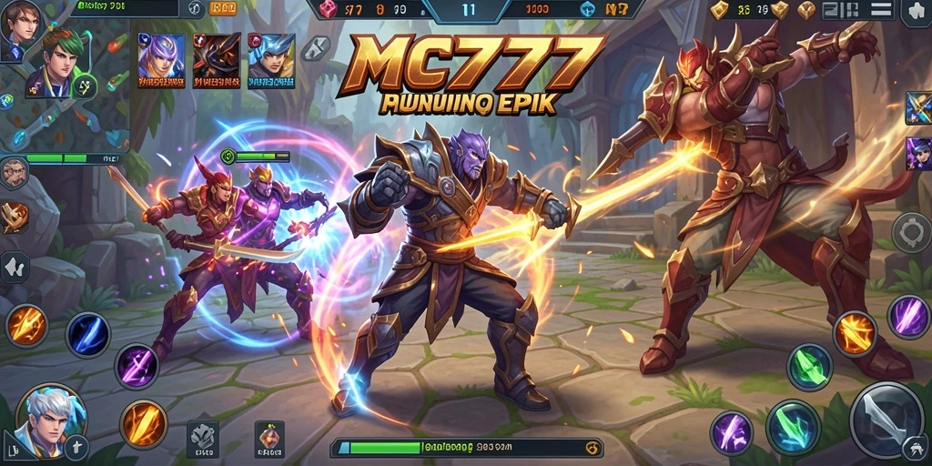 Gameplay seru dan strategis di MC777 dengan pertempuran epik.