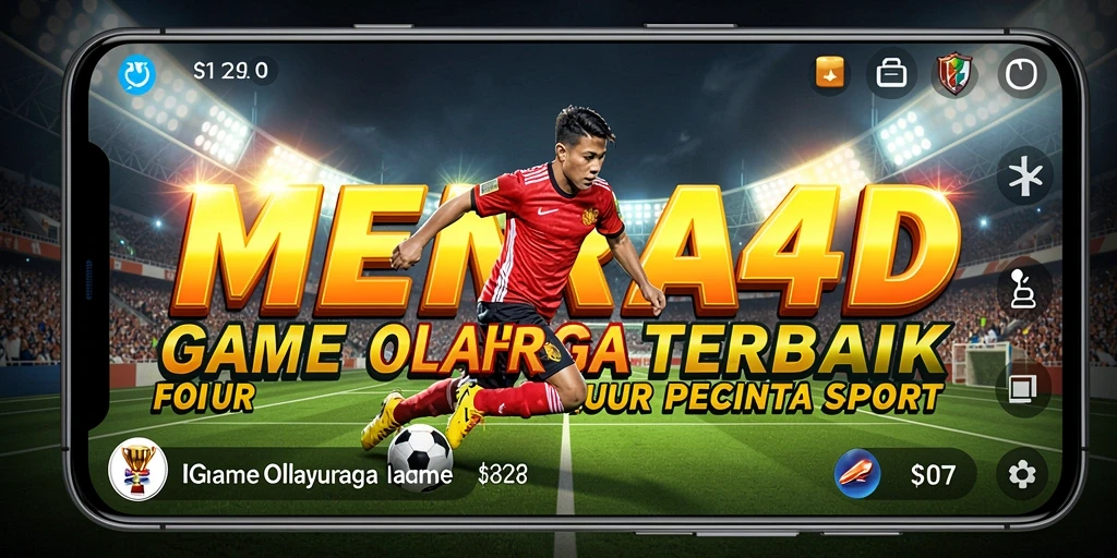Screenshot MENARA4D menampilkan aksi seru dalam gameplay olahraga.
