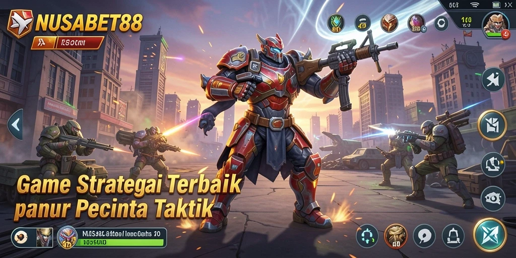 Tampilan gameplay NUSABET88 yang mendebarkan dan penuh strategi.
