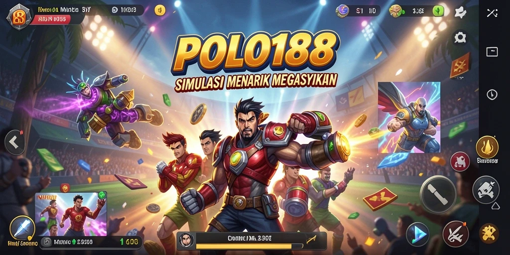 Tampilan gameplay menarik dari POLO188 dengan elemen simulasi yang kaya.
