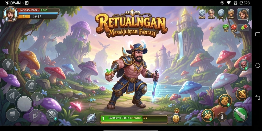 Tampilan gameplay RPIDWIN yang menakjubkan dan penuh aksi.