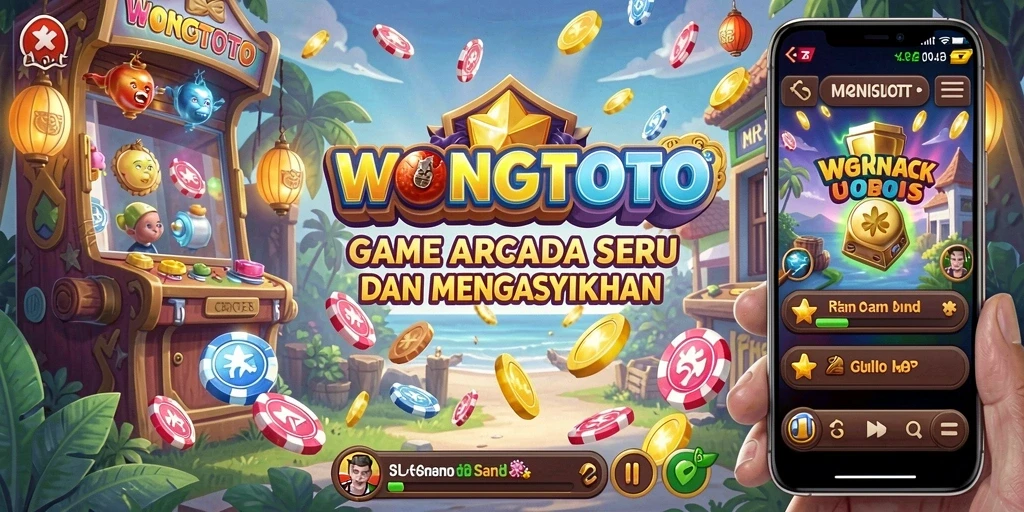 Tampilan gameplay WONGTOTO dengan warna cerah dan tantangan menyenangkan.