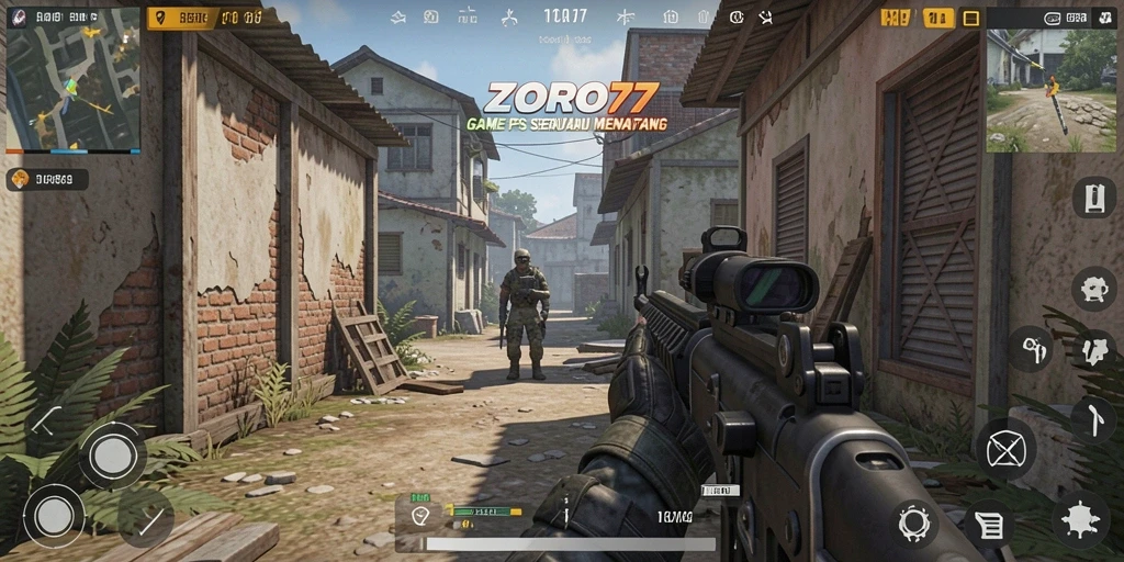 Gameplay mendebarkan dengan pertempuran intens di ZORO77.