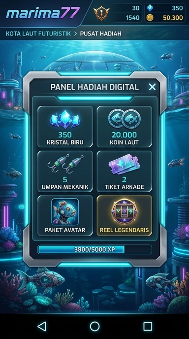 Menu kategori aplikasi di marima77 yang memudahkan pencarian.
